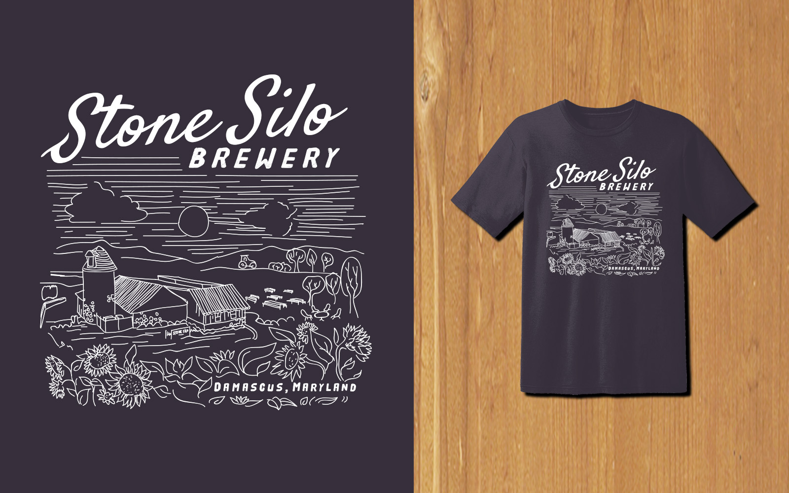 T-Shirt-Design von MNM für stone silo brewery | Design #34504533