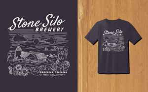 Design de T-shirt par MNM pour stone silo brewery | Design #34504533