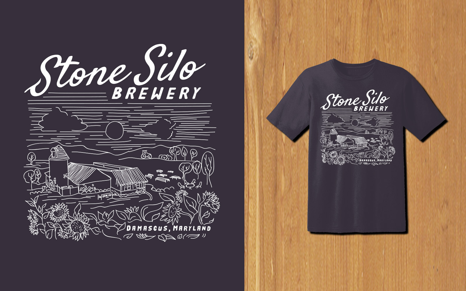 T-shirt Design by MNM for stone silo brewery | Design #34505913