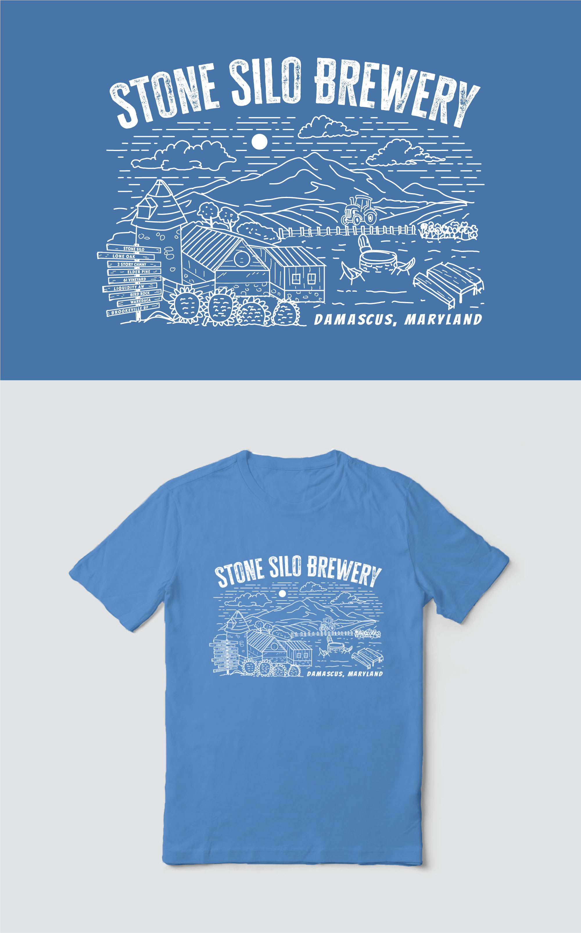 T-shirt Design by Fajr. for stone silo brewery | Design #34501900