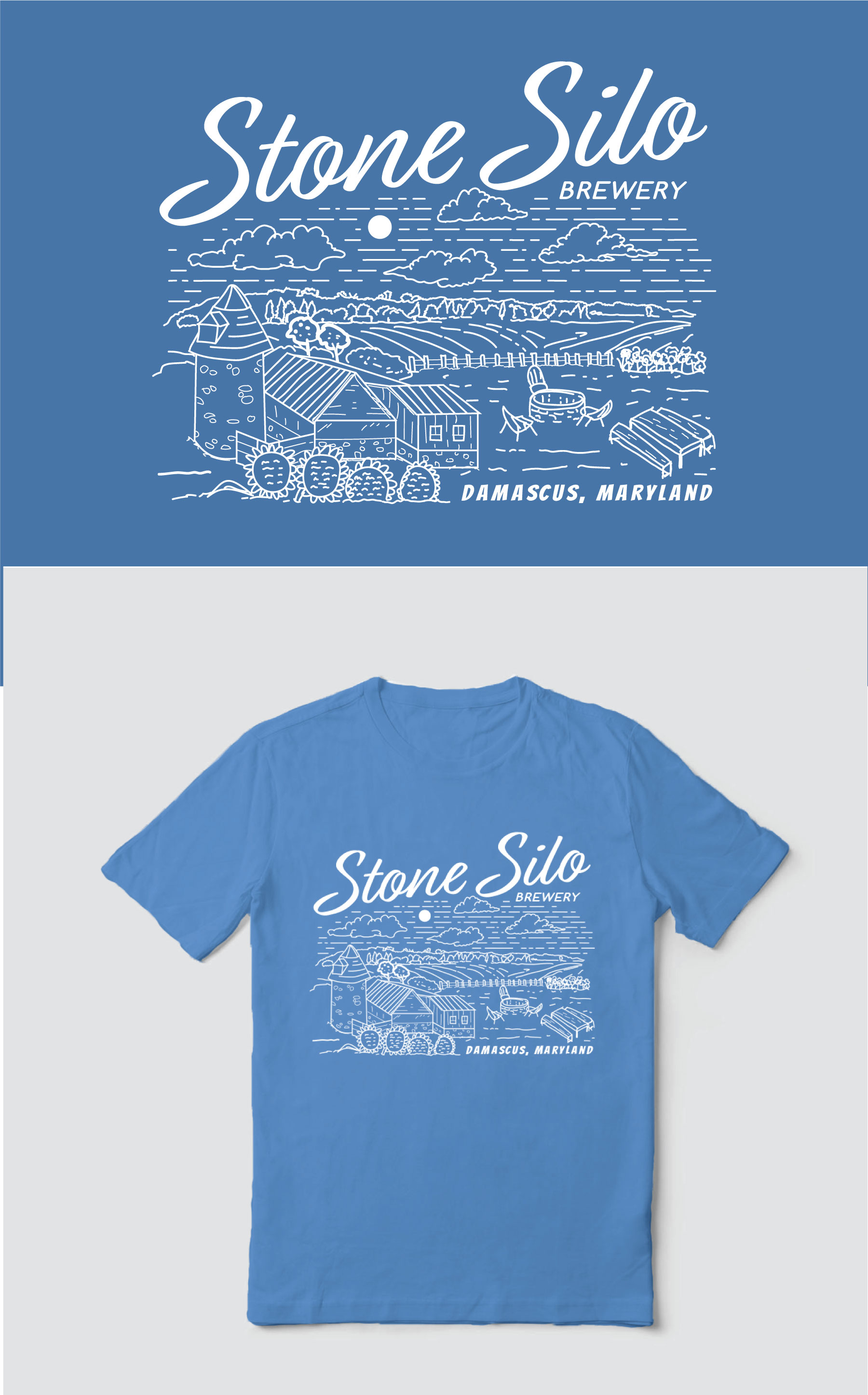 T-shirt Design by Fajr. for stone silo brewery | Design #34508494