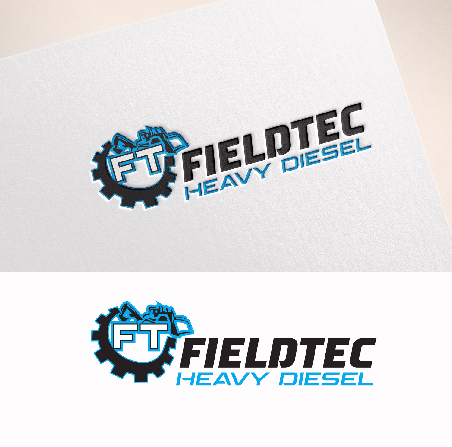 Logo Design by M Art & Design for Fieldtec Heavy Diesel | Design #34483103