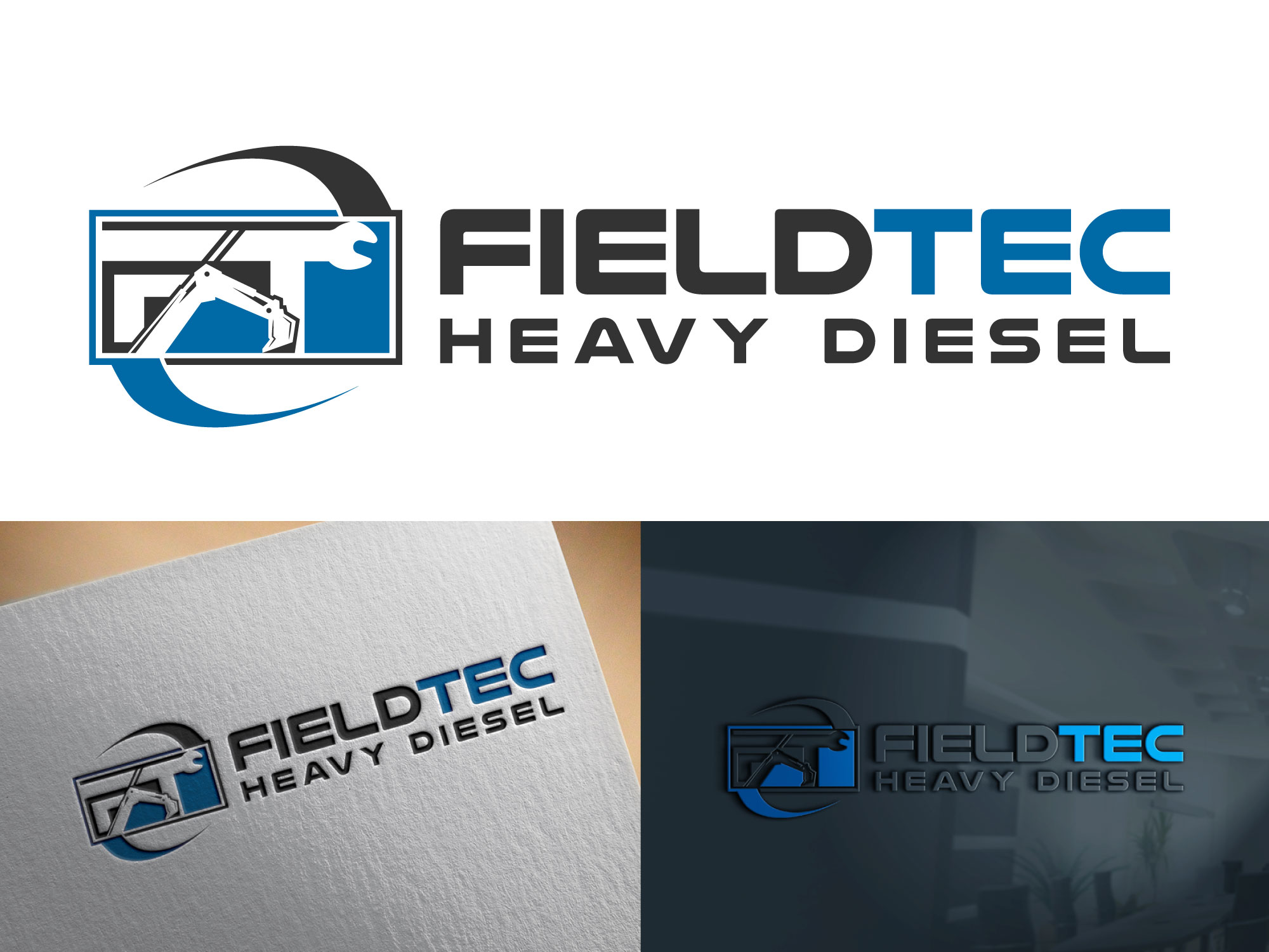 Logo Design by Kontab for Fieldtec Heavy Diesel | Design #34480642