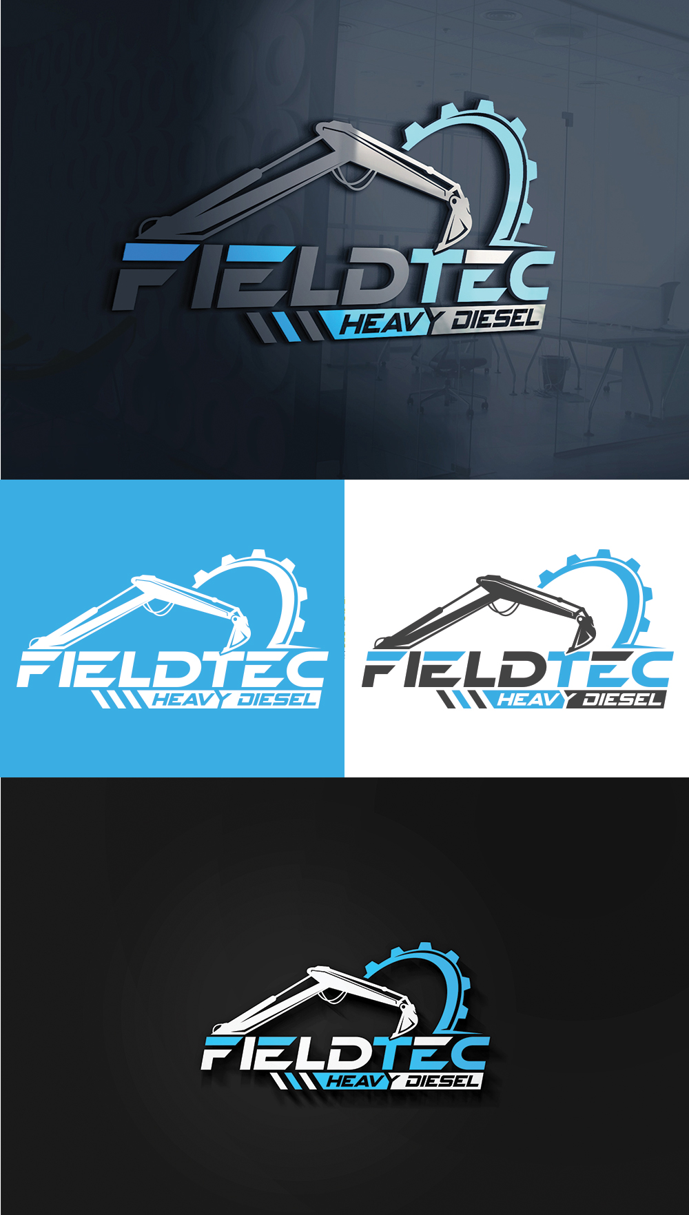 Logo Design by Imran_me for Fieldtec Heavy Diesel | Design #34484724