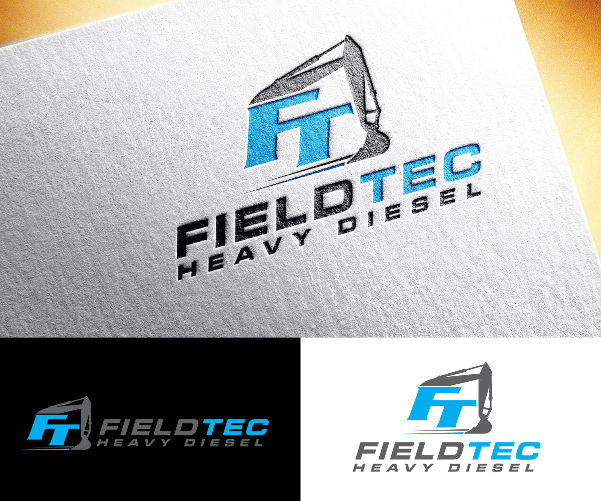 Logo Design by step forward 2 for Fieldtec Heavy Diesel | Design #34487351