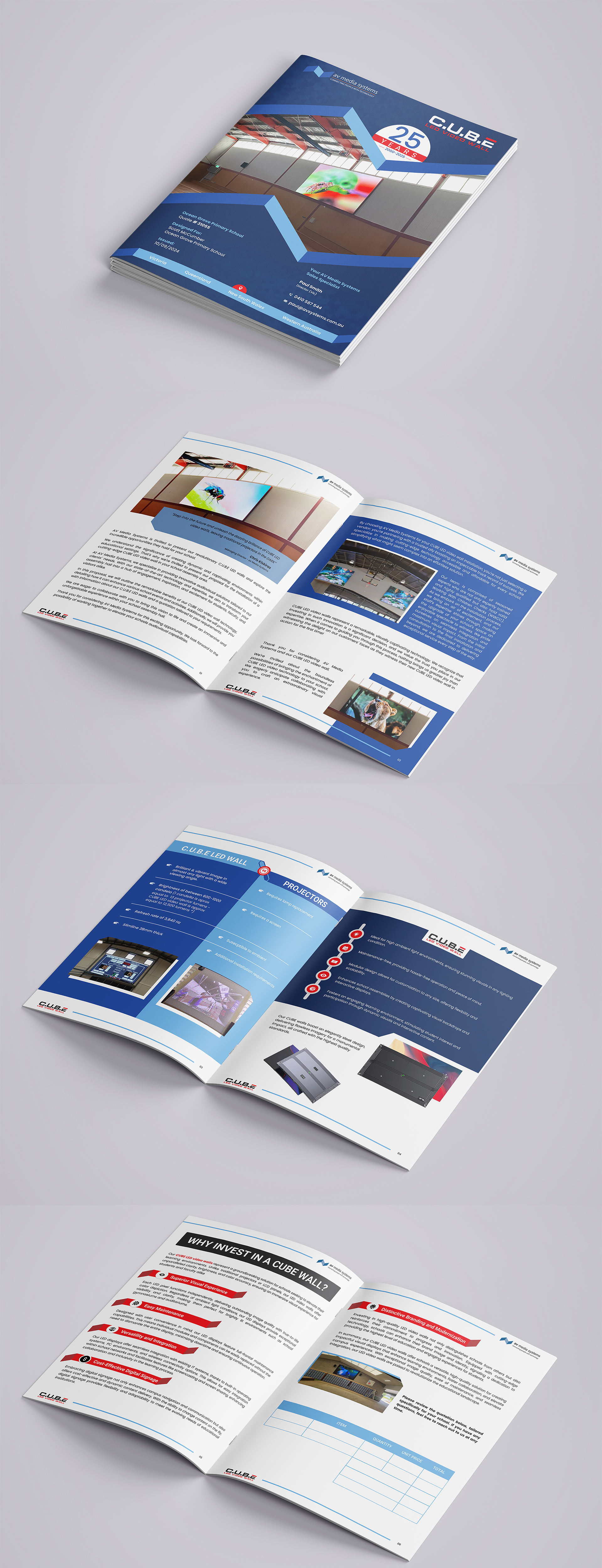 Word Template Design by designcircle for AV Media Systems | Design #34490010