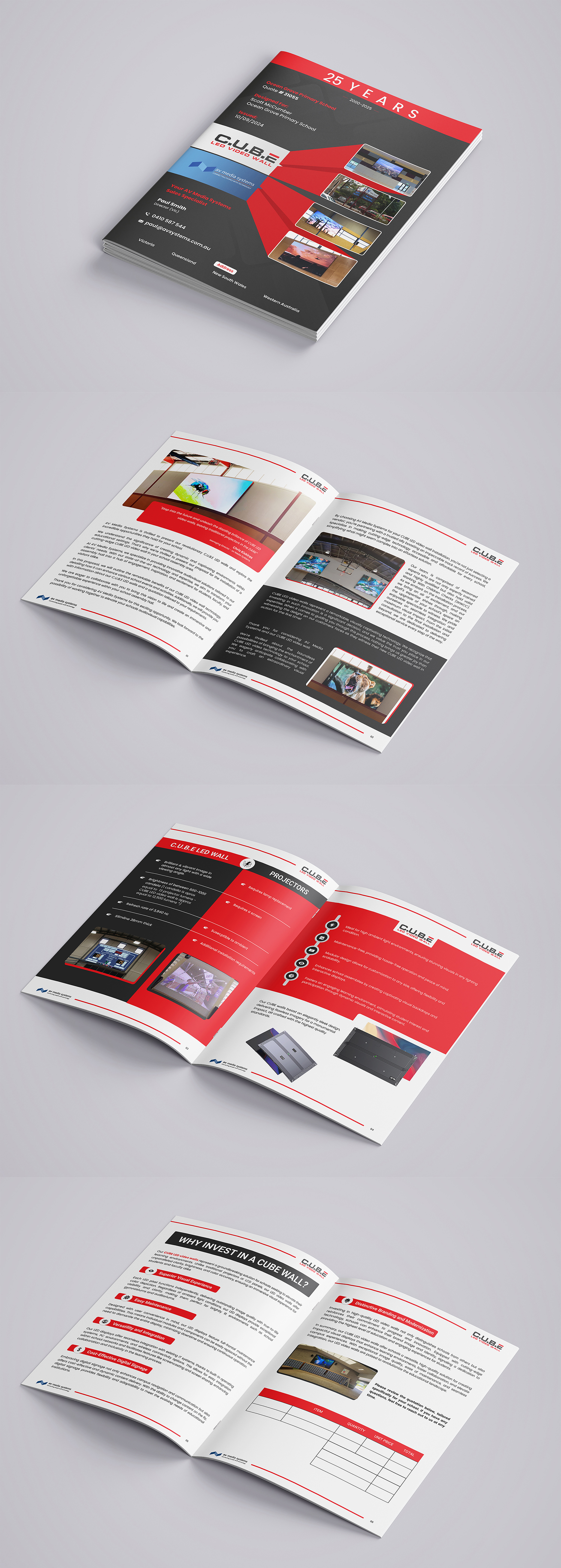 Word Template Design by designcircle for AV Media Systems | Design #34490196