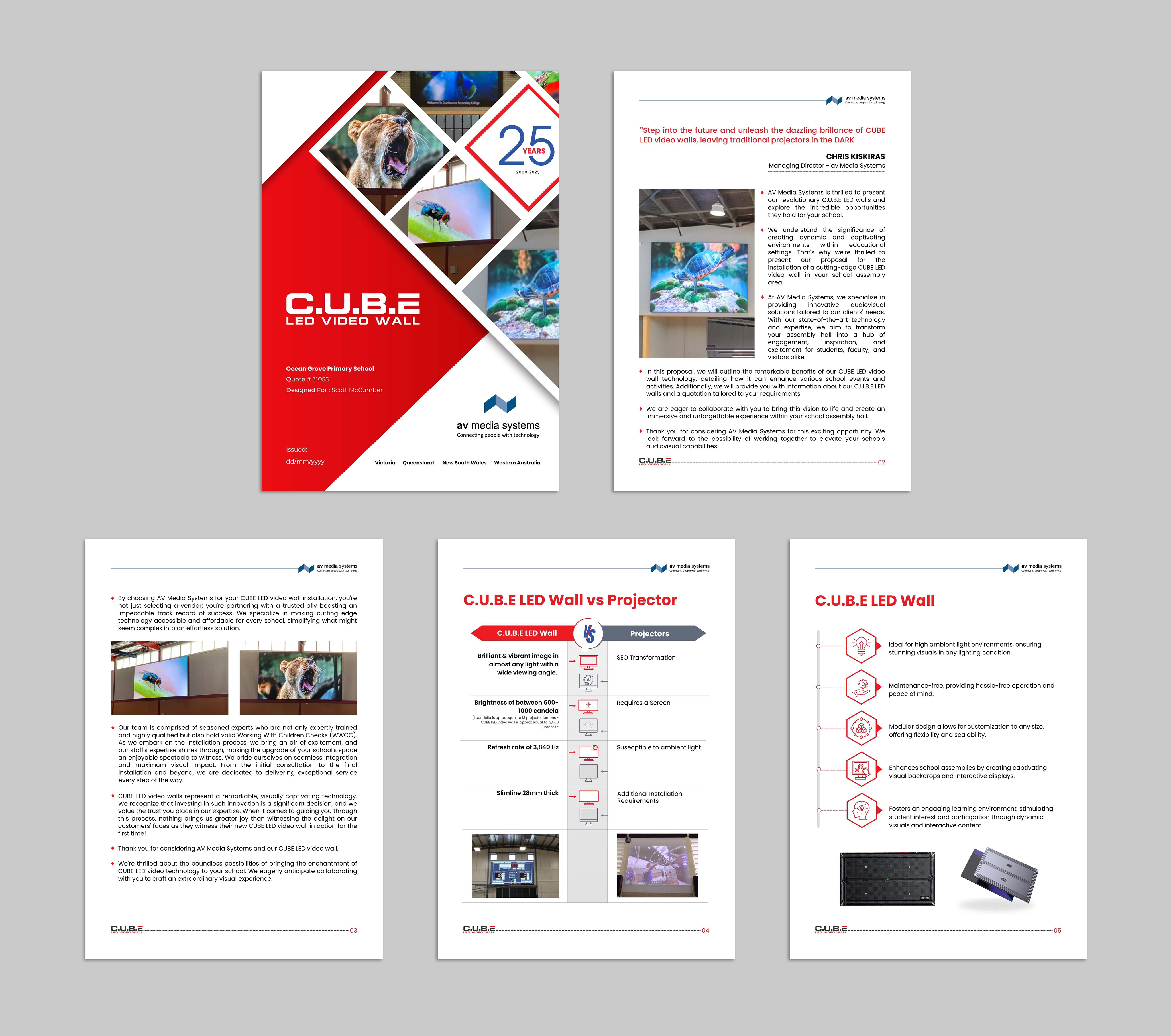 Word Template Design by SAI DESIGNS for AV Media Systems | Design #34511514