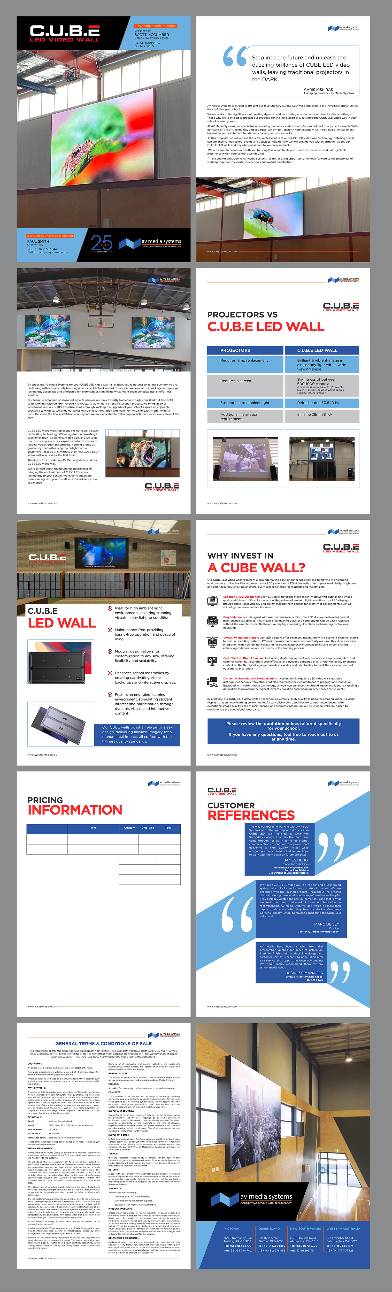 Design de Modèle Word par Fine Graphics House pour AV Media Systems | Design #34492469