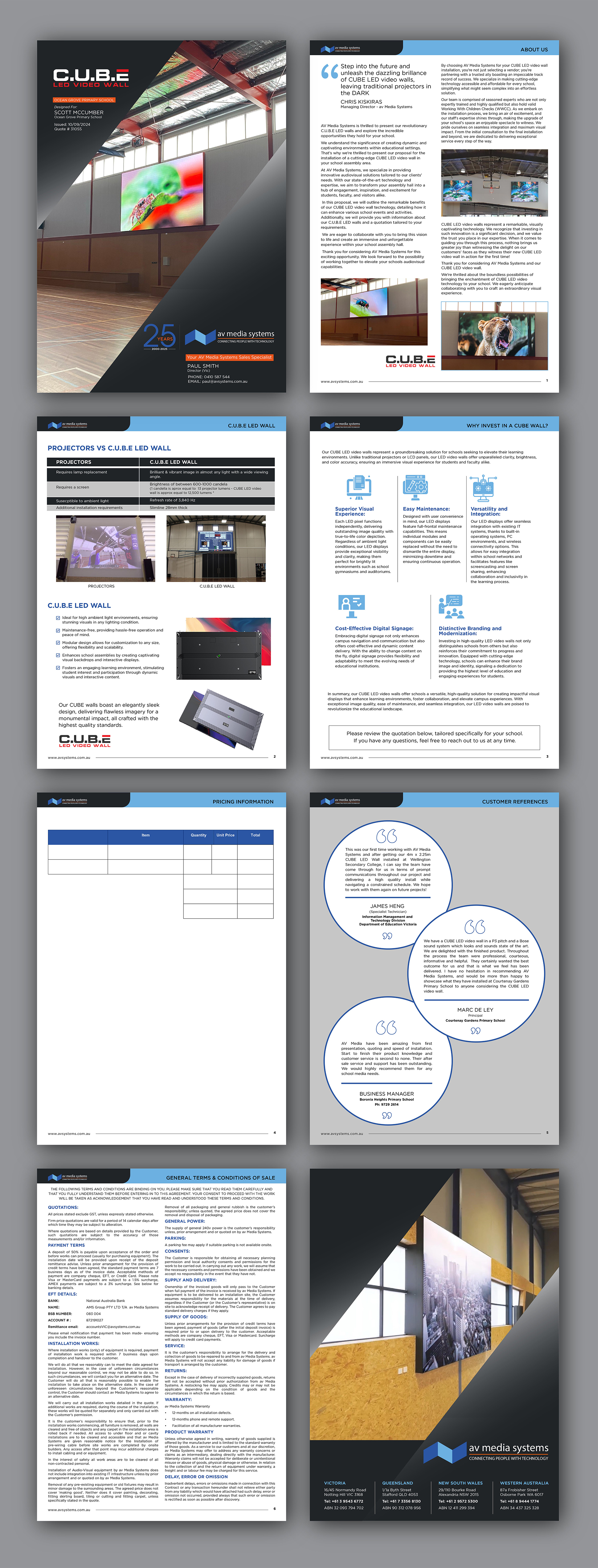 Word Template Design by Fine Graphics House for AV Media Systems | Design #34510065