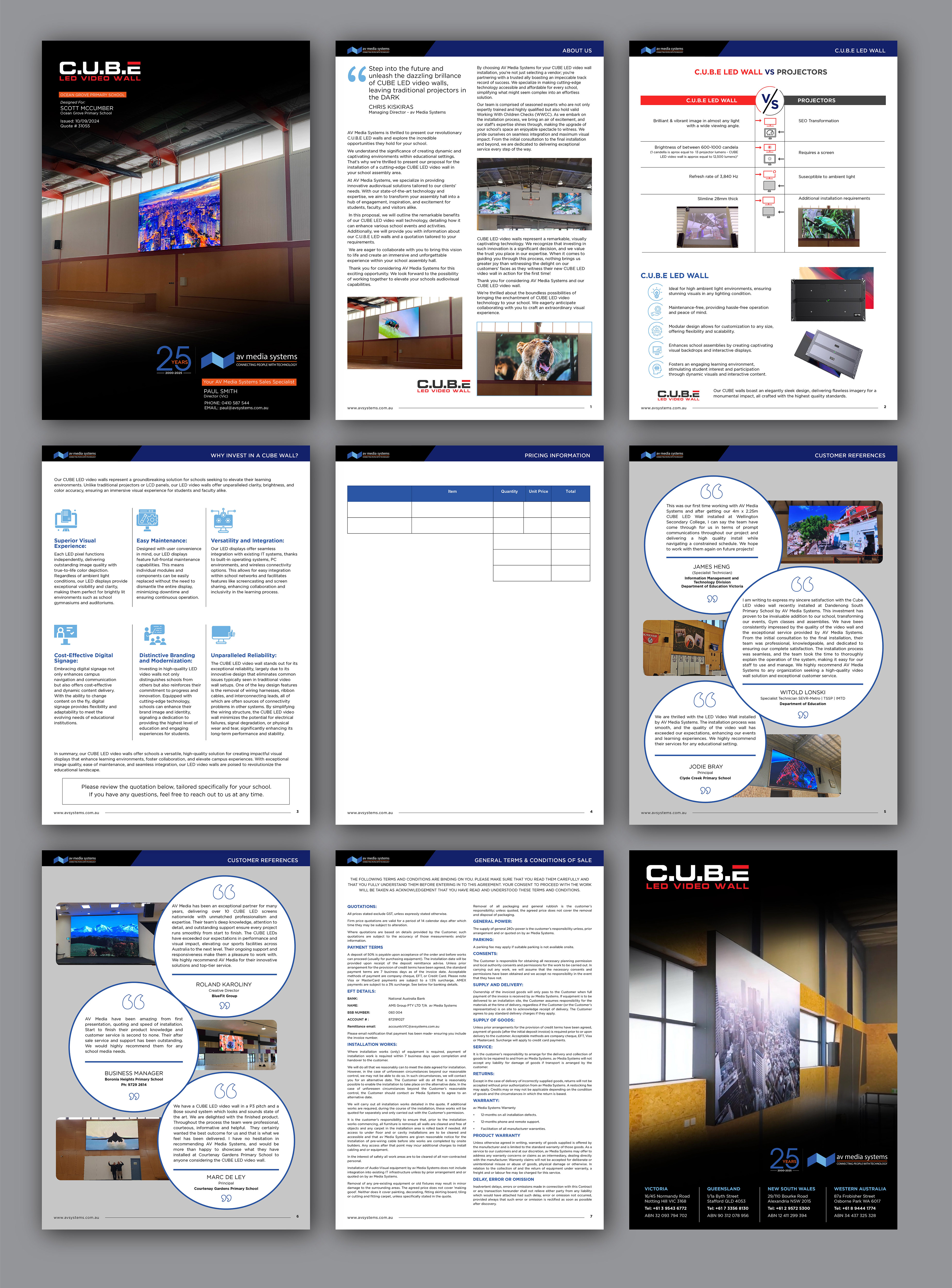 Word Template Design by Fine Graphics House for AV Media Systems | Design #34614287