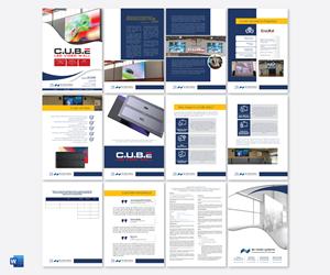 Word Template Design by taufik_alrahman for AV Media Systems | Design: #34519320