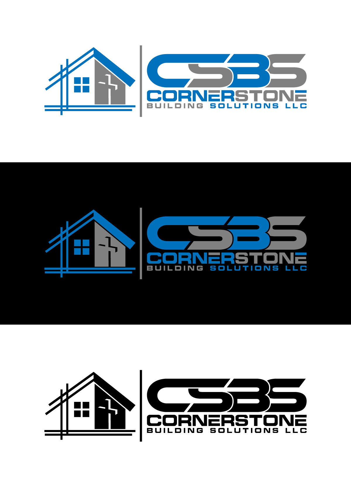Logo Design by Art Master logo for Cornerstone Building Solutions | Design #34499579