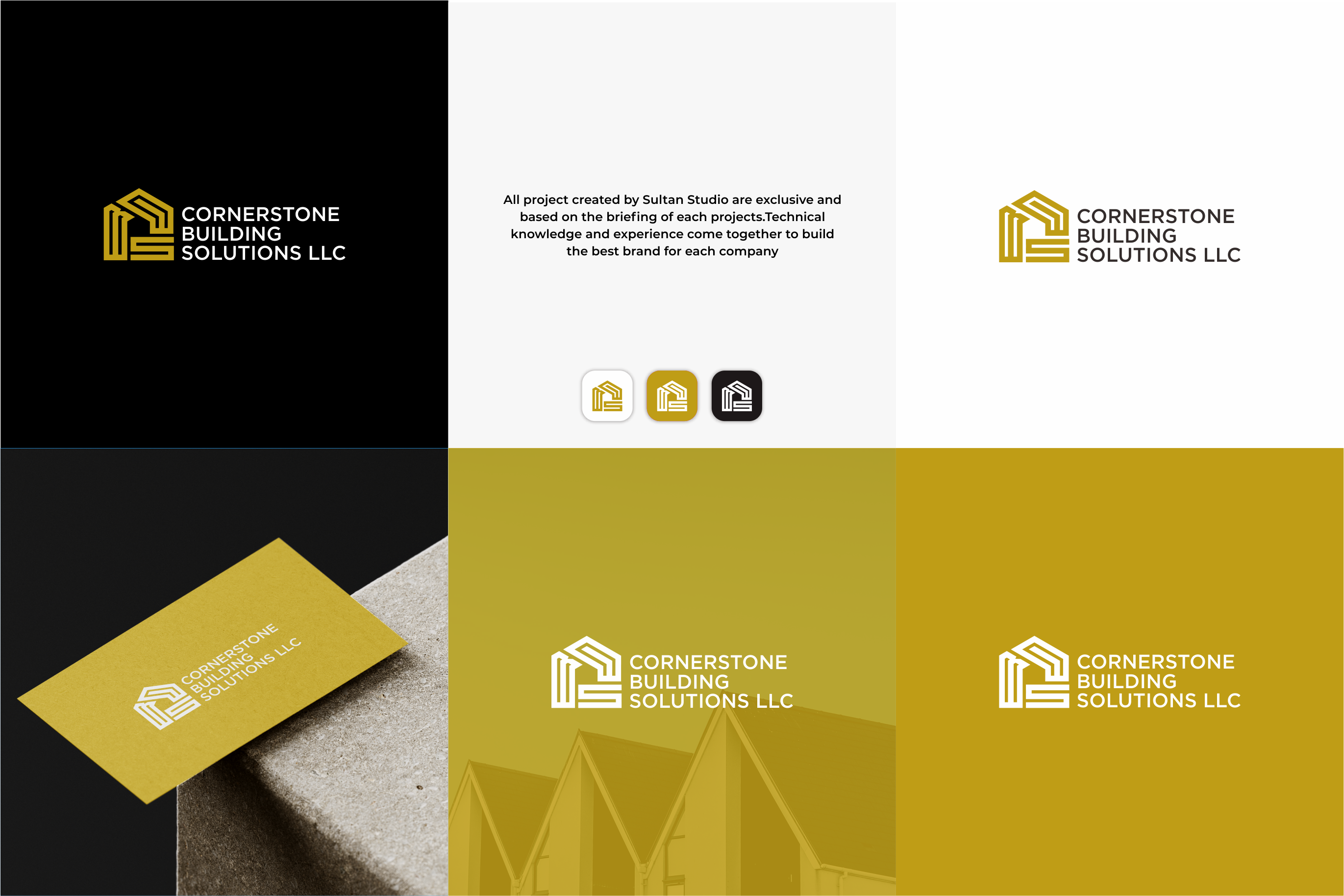 Diseño de Logo por Sultan  Studio para Cornerstone Building Solutions | Diseño #34486094