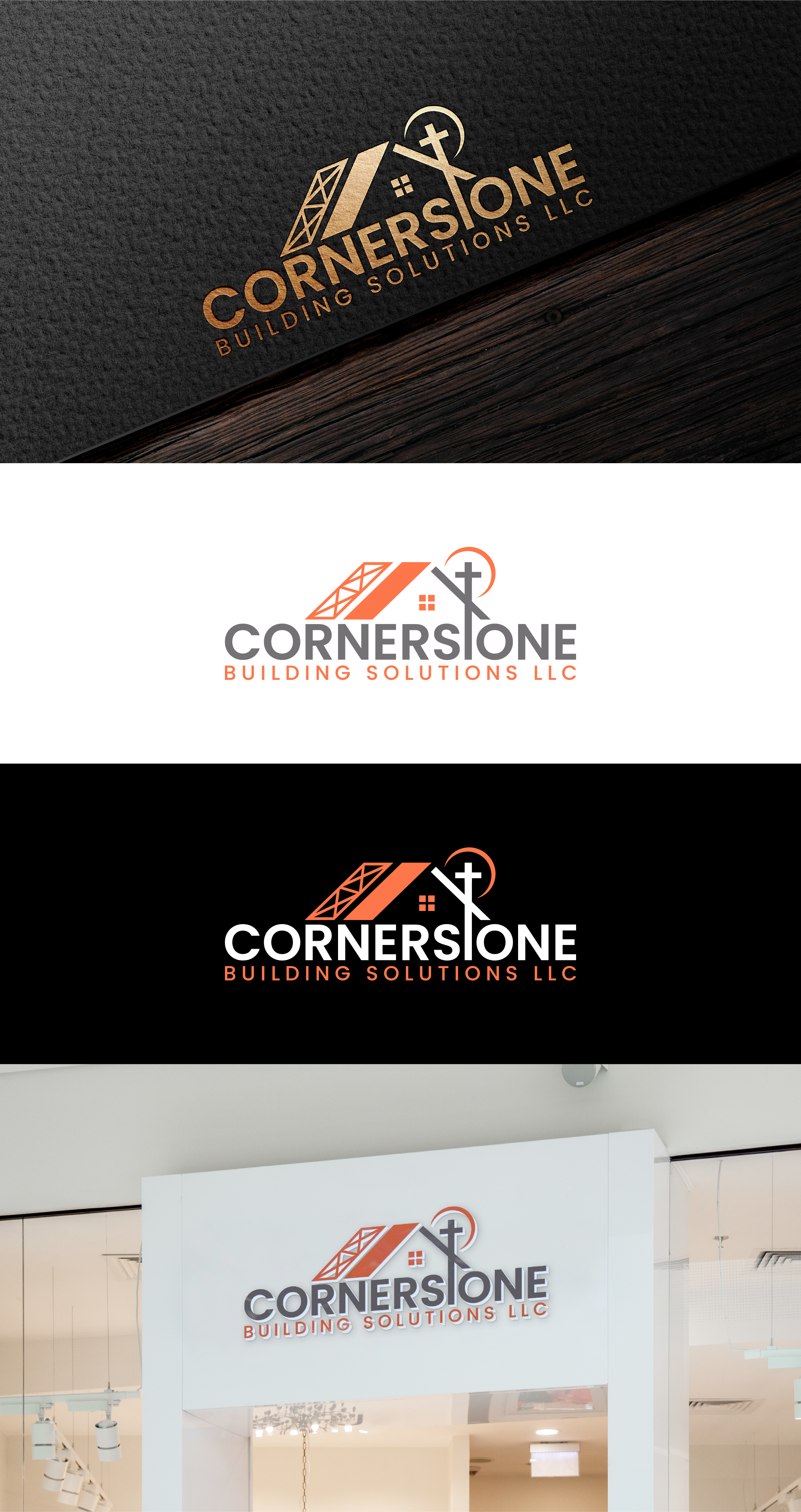 Diseño de Logo por StunnerDesignz para Cornerstone Building Solutions | Diseño #34514236