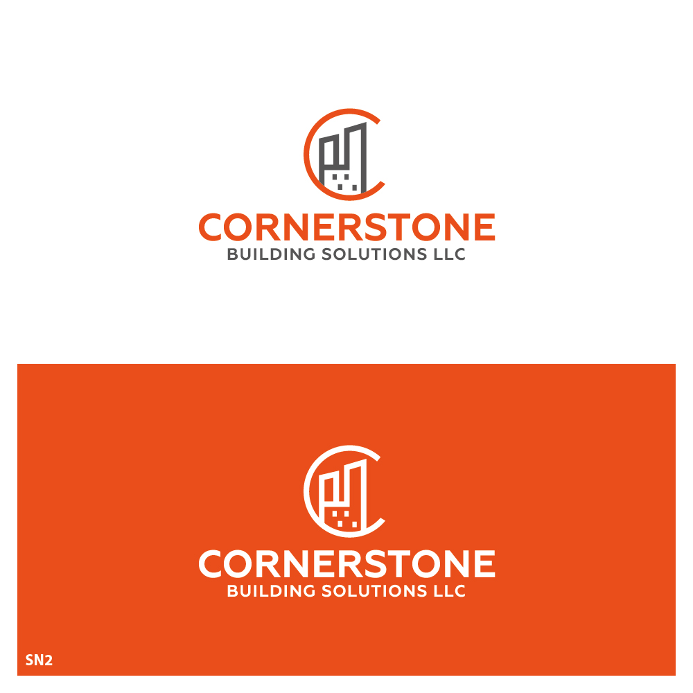 Logo Design by Sujit Banerjee for Cornerstone Building Solutions | Design #34489573