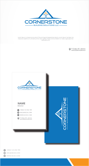 Logo Design by zebronicgraphic for Cornerstone Building Solutions | Design: #34488262