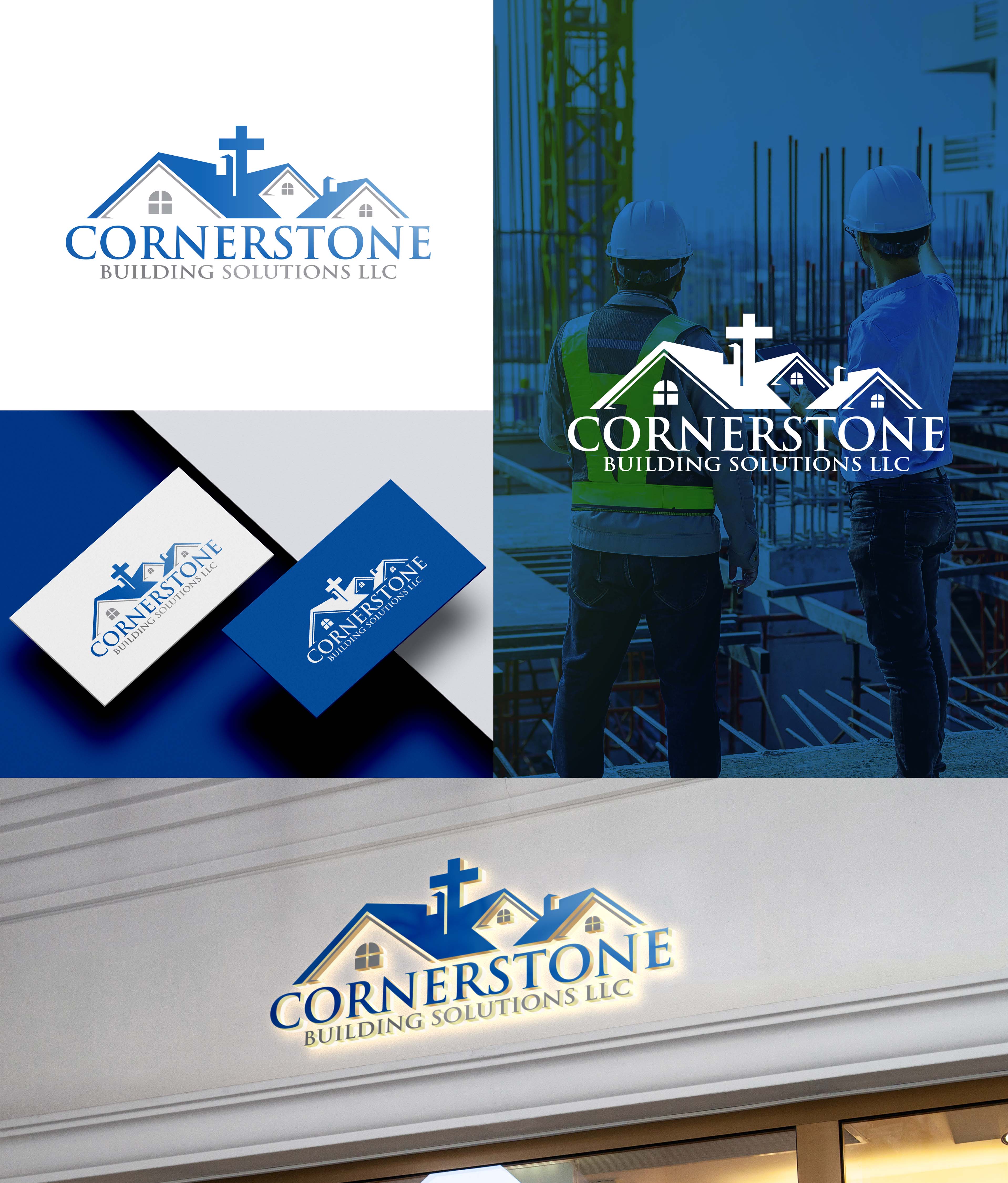 Diseño de Logo por aexoagency para Cornerstone Building Solutions | Diseño #34486689
