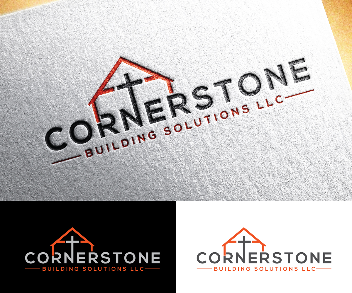 Logo Design by step forward 2 for Cornerstone Building Solutions | Design #34487490