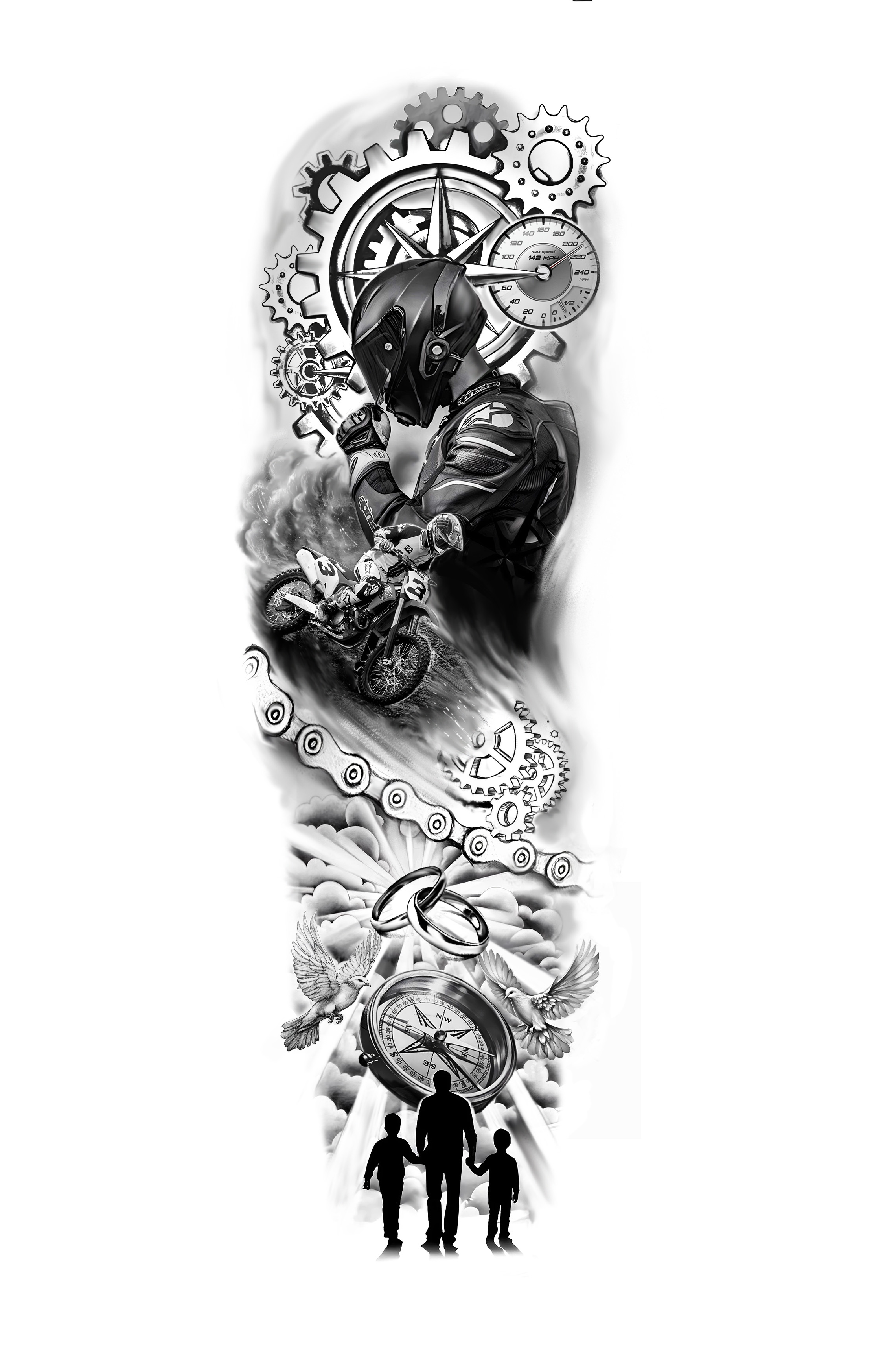 Tattoo Design by ELAMANTS for this project | Design #35036002