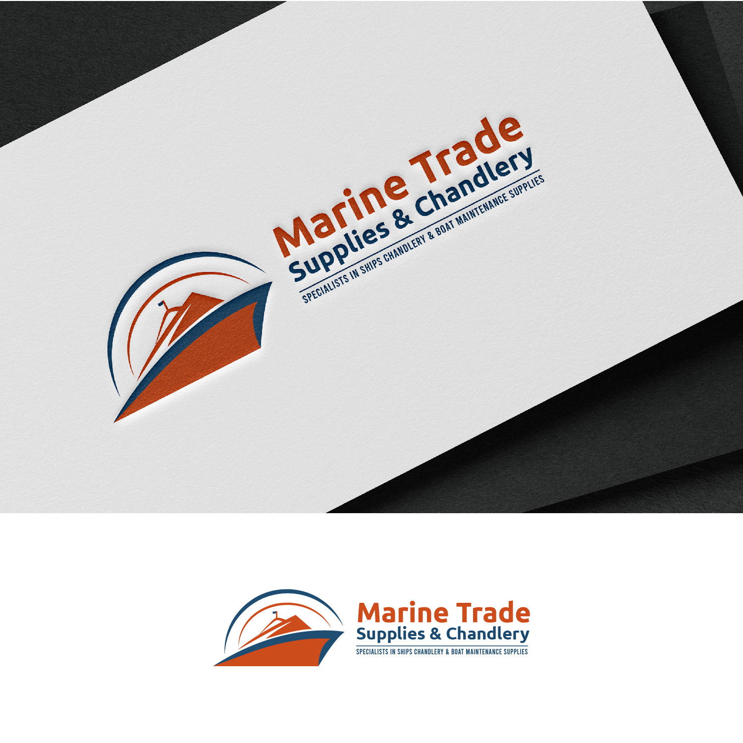 Logo-Design von S.H Designs für Marine Trade Supplies | Design #34498588