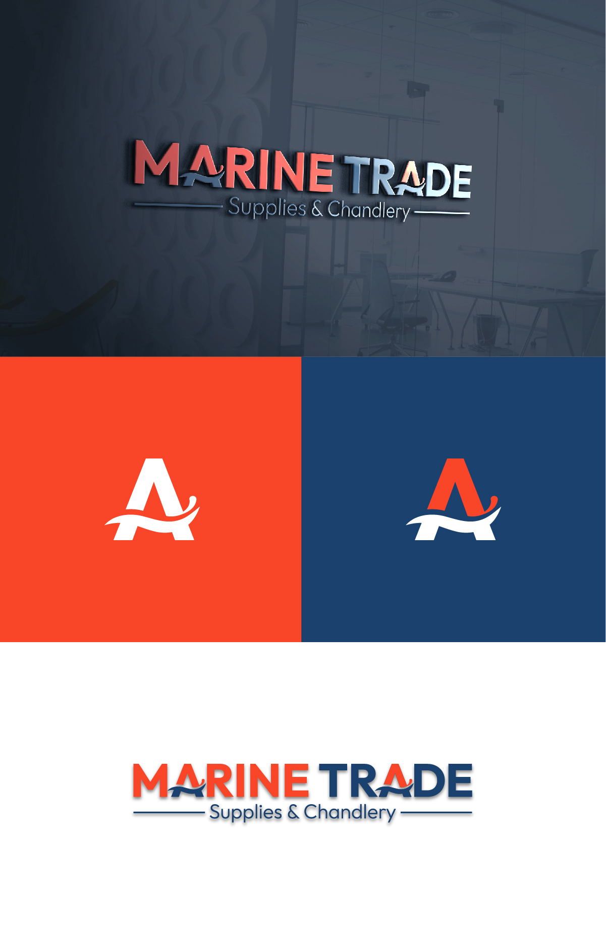 Logo Design by 99 Art.. for Marine Trade Supplies | Design: #34511554