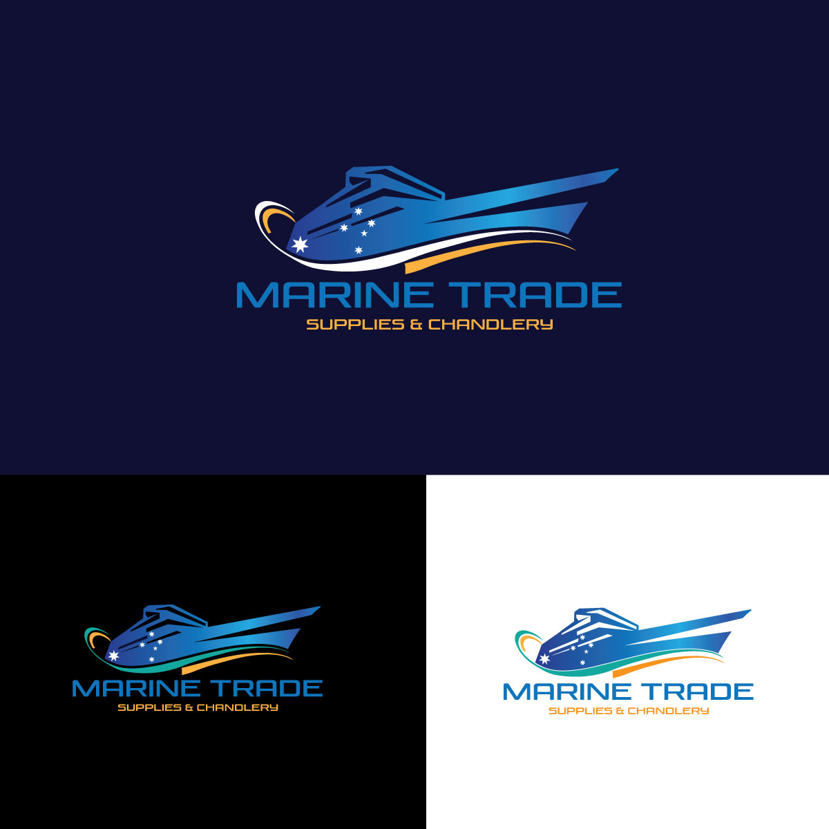 Logo Design by Dhimant Maloo for Marine Trade Supplies | Design #34498026