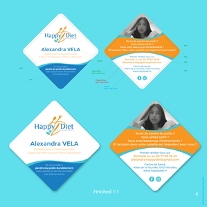 Business Card Design by Sajal Samaddar for Happy diet | Design: #34503992