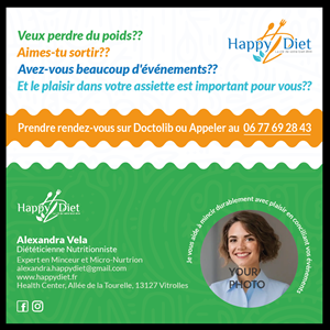 Business Card Design by H.CUBE DESIGNS for Happy diet | Design: #34548002