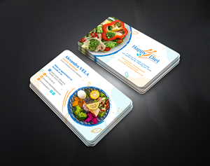 Business Card Design by artbitin for Happy diet | Design: #34502781
