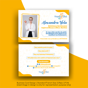 Business Card Design by THE DESIGN MAN for Happy diet | Design #34623710