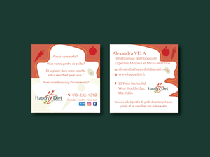 Business Card Design by dhamkith for Happy diet | Design: #34669104