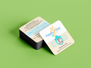 Business Card Design by owlandcatdesign for Happy diet | Design: #34618452