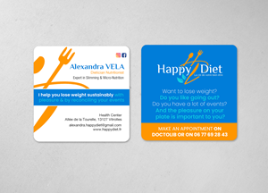 Business Card Design by chandrayaan.creative for Happy diet | Design: #34494761