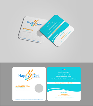 Business Card Design by fly  design for Happy diet | Design: #34516412
