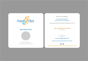 Business Card Design by fly  design for Happy diet | Design: #34526268