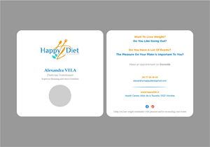Business Card Design by fly  design for Happy diet | Design: #34526269