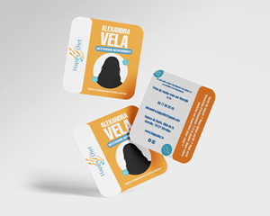 Business Card Design by Svitlana Fox for Happy diet | Design #34523891