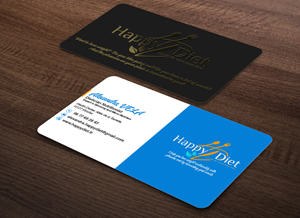 Business Card Design by Isu-D for Happy diet | Design: #34537739