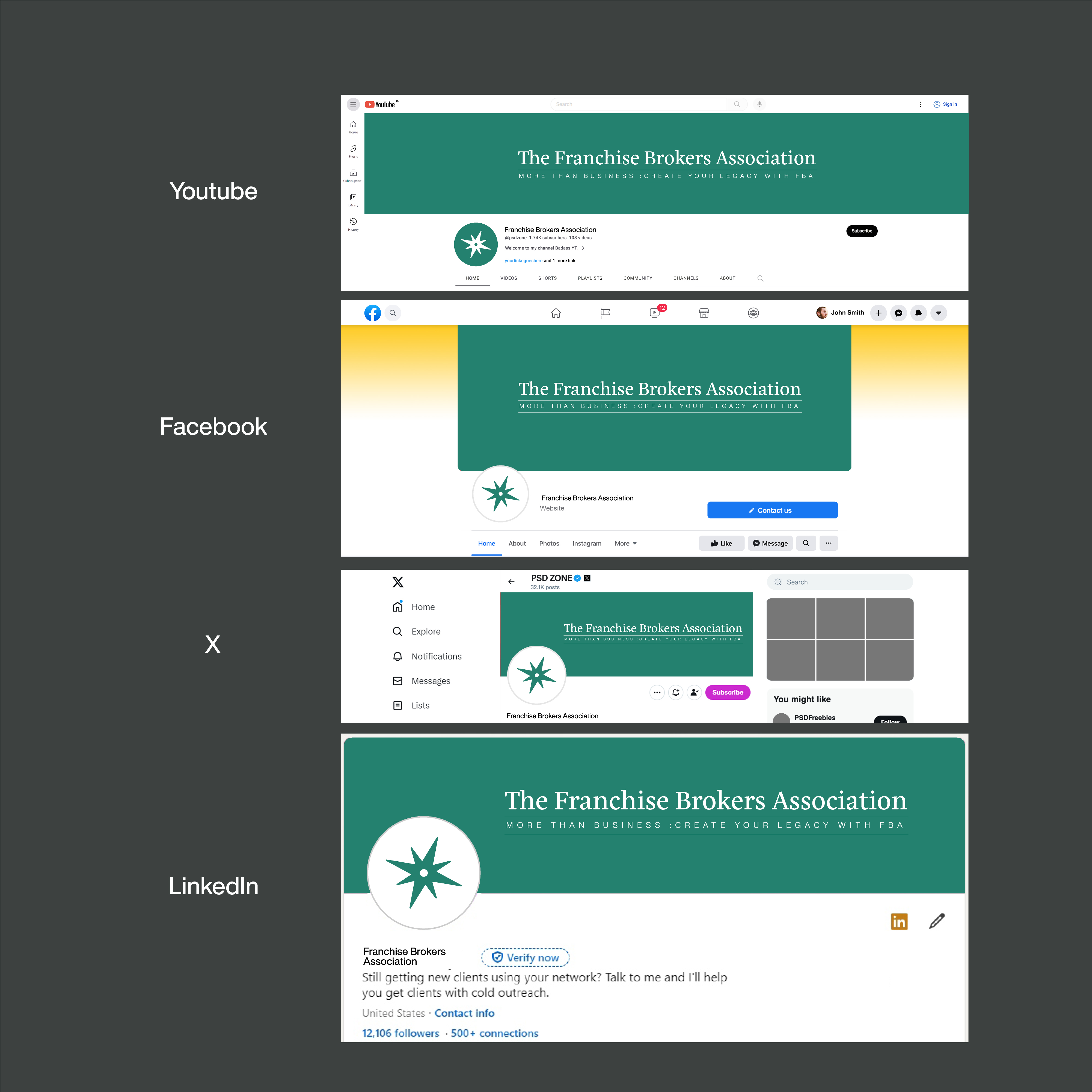 Banner Ad Design by Design By Muila for The Franchise Brokers Association | Design #34658119