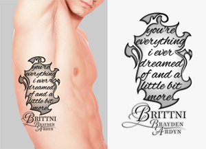Diseño de Tatuaje por erikdesign para este proyecto | Diseño: #34494271