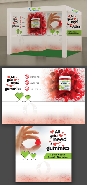 Trade Show Booth Design by Impressive Designs for NTP BIOTECH | Design: #34509129