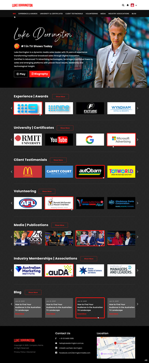 Web Design par pb pour ce projet | Design : #34506642