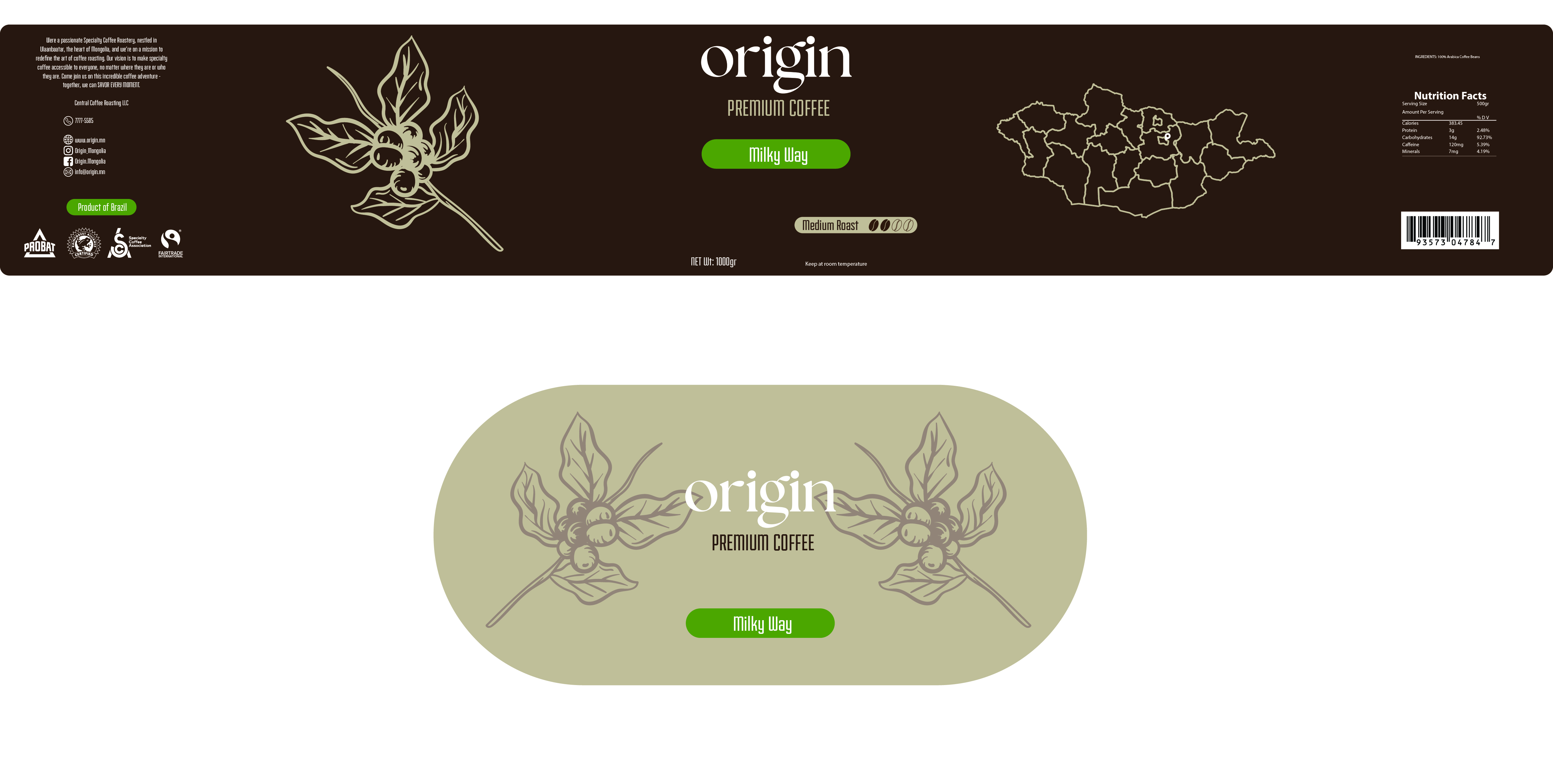 Packaging Design by Kings Bishop Design for Central Coffee Roasting | Design #34620444