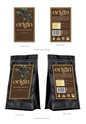Packaging Design by L15 for Central Coffee Roasting | Design: #34503956