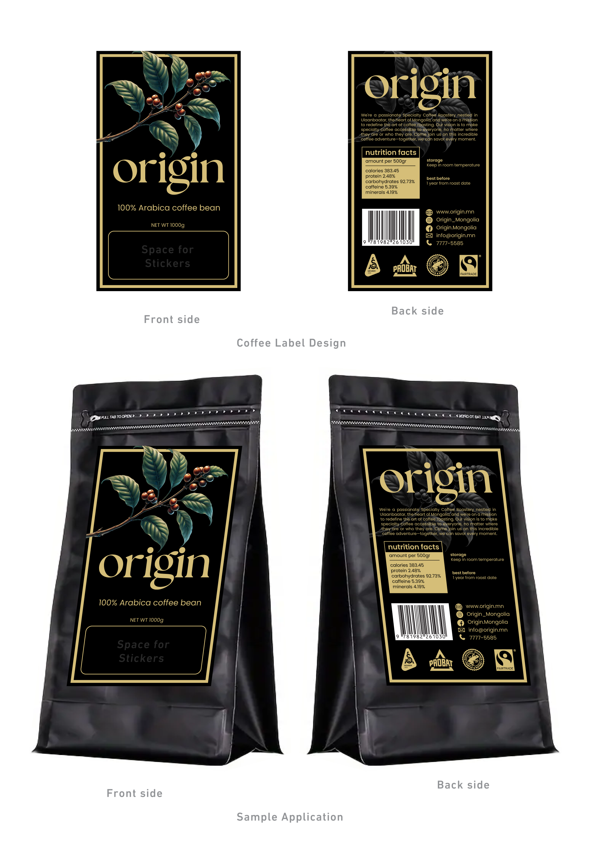 Packaging Design by L15 for Central Coffee Roasting | Design #34507780