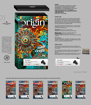 Packaging Design by Full-head for Central Coffee Roasting | Design: #34607804