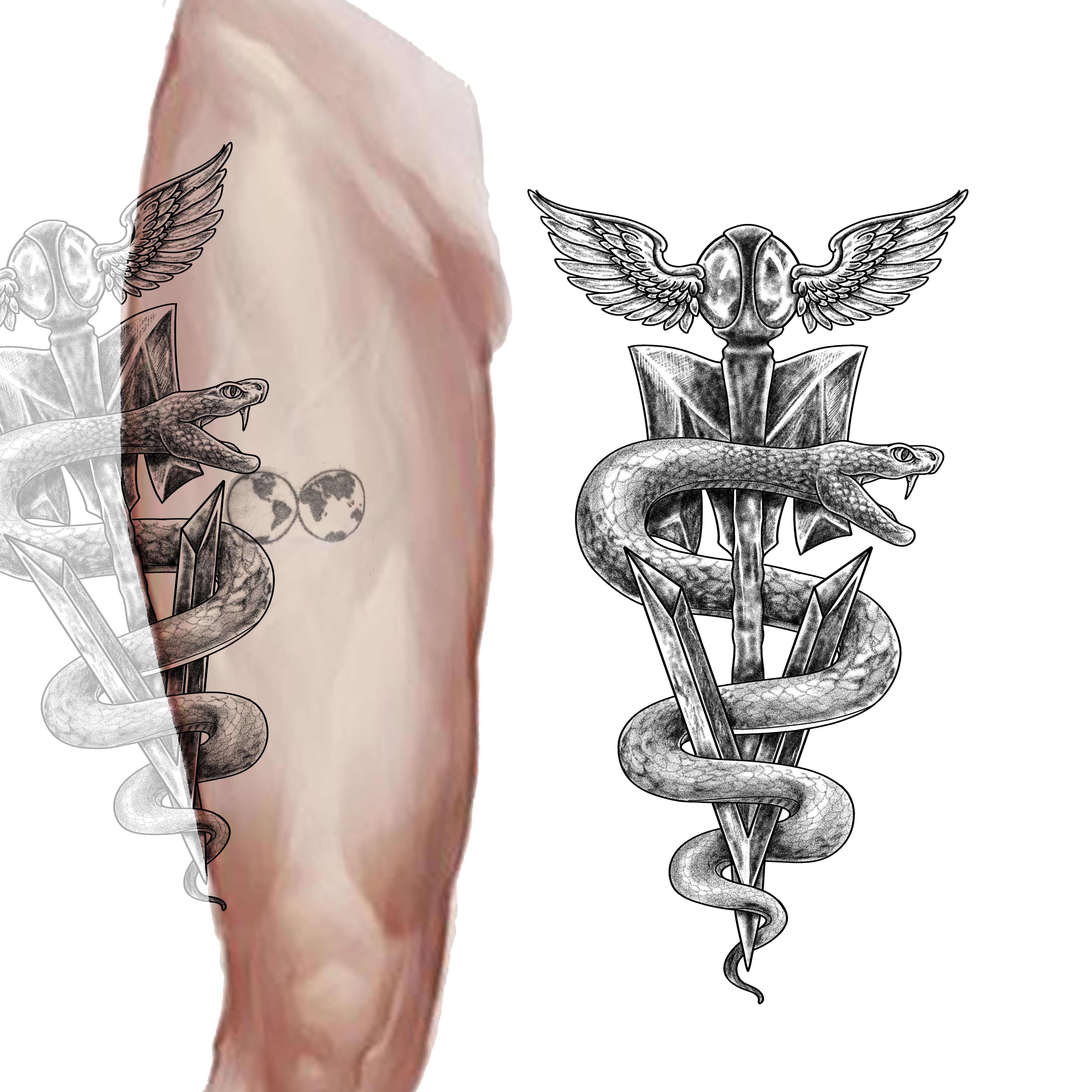 Tattoo Design by joneerror for this project | Design #34514692