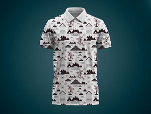 Hanafuda Card/Asian polo design