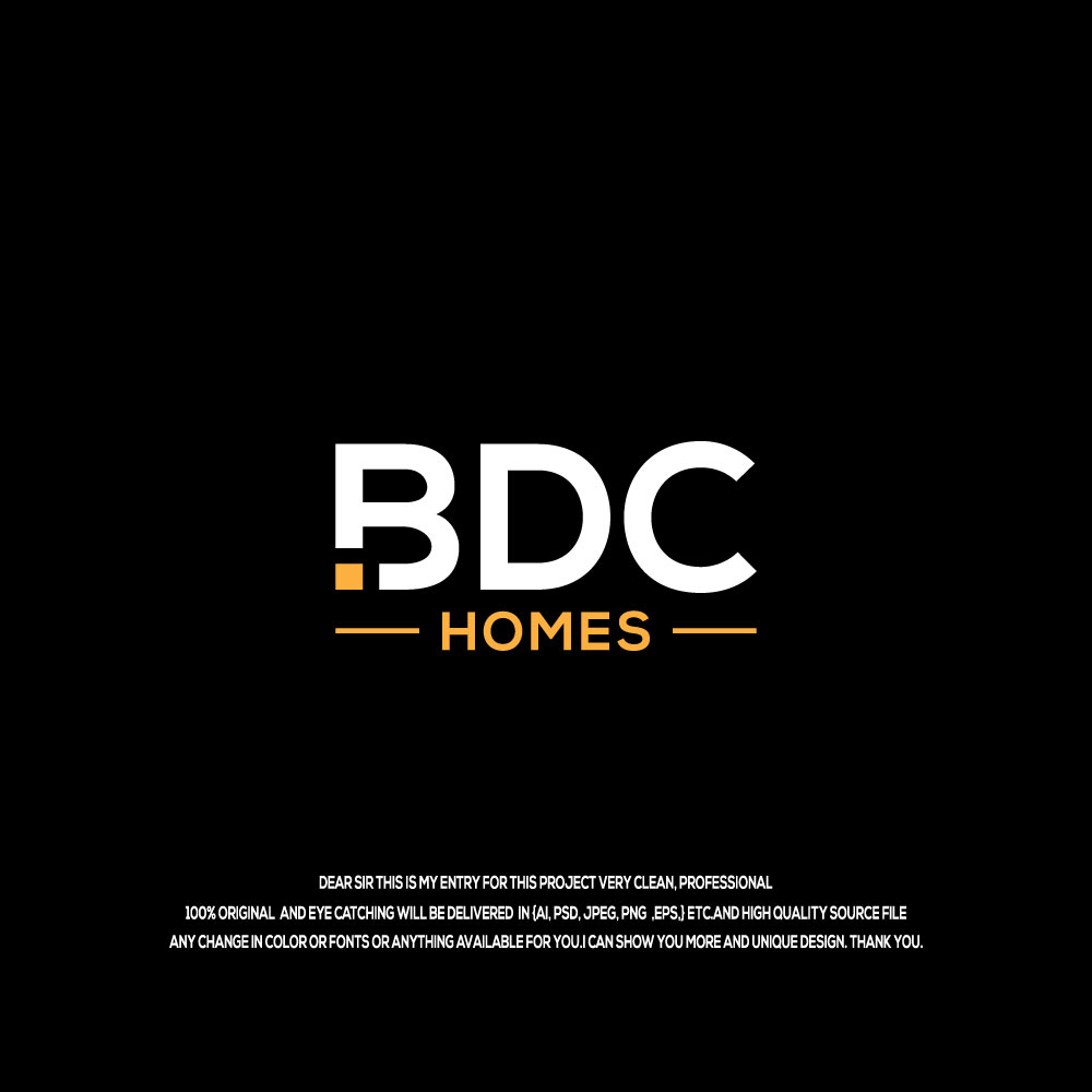 Logo-Design von Hossainlogo324 für BDC Homes Limited | Design #34540449
